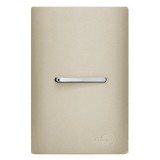 Conjunto Interruptor Paralelo Horizontal - Novara Especiais Champagne